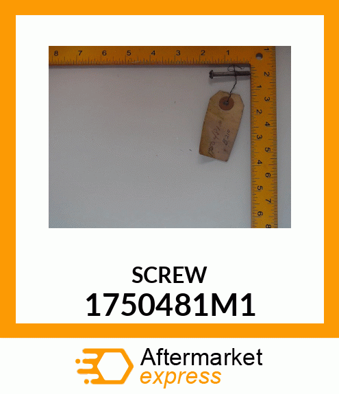 SCREW 1750481M1