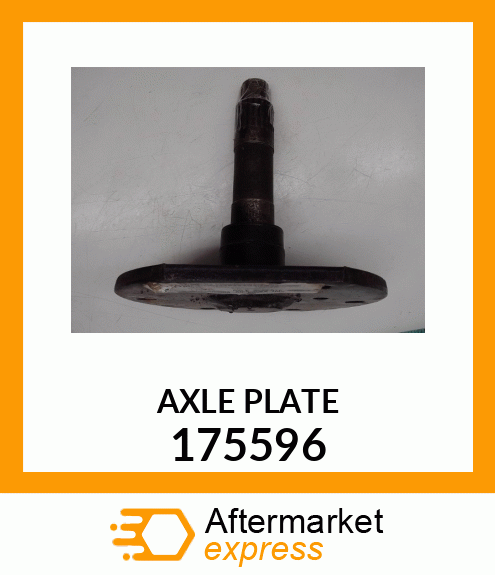 AXLE PLATE 175596