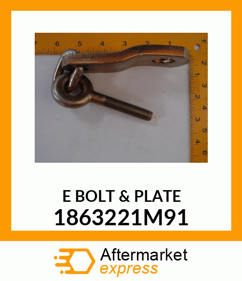 E BOLT & PLATE 1863221M91