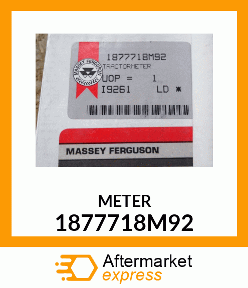 METER 1877718M92