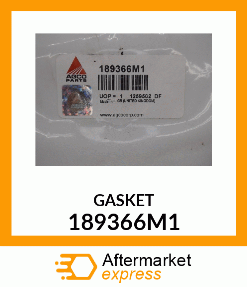 GASKET 189366M1