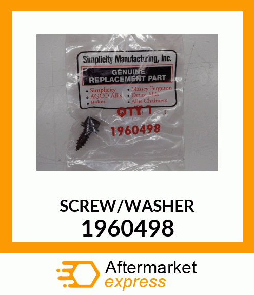 SCREW/WASHER 1960498