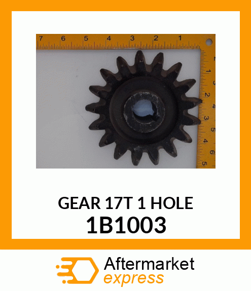 GEAR17T7/8HO 1B1003