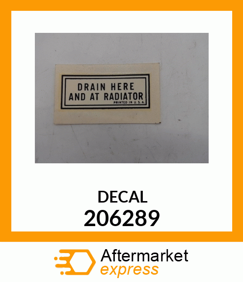 DECAL 206289