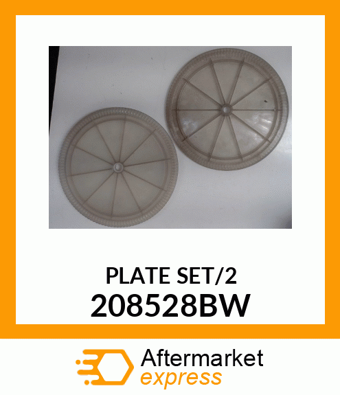 PLATE SET/2 208528BW