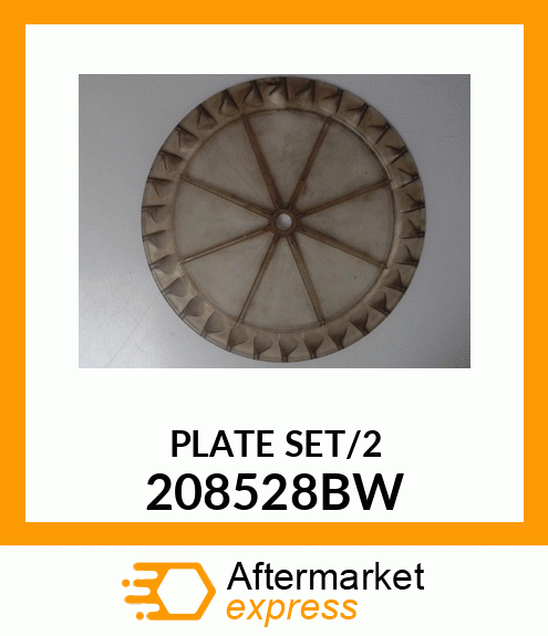 PLATE SET/2 208528BW