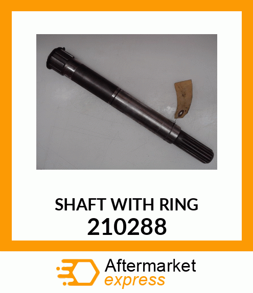 SHAFT WITH RING 210288