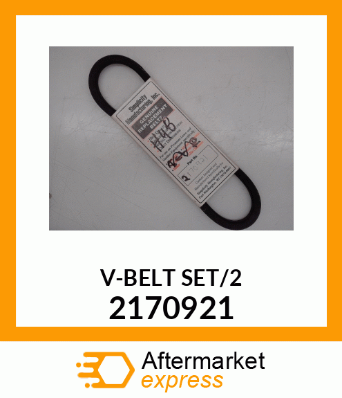 V-BELTSET/2 2170921