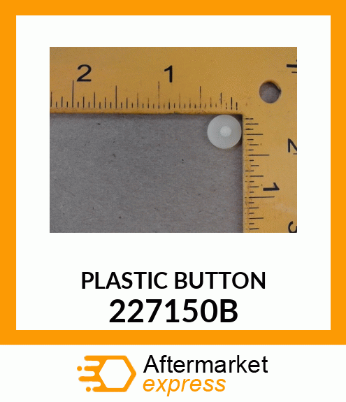 PLASTIC BUTTON 227150B