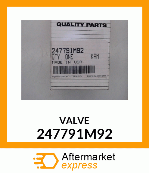 VALVE 247791M92