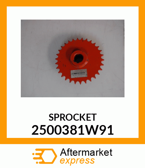 SPROCKET 2500381W91