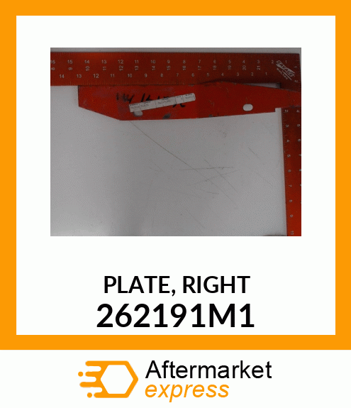 PLATE, RIGHT 262191M1