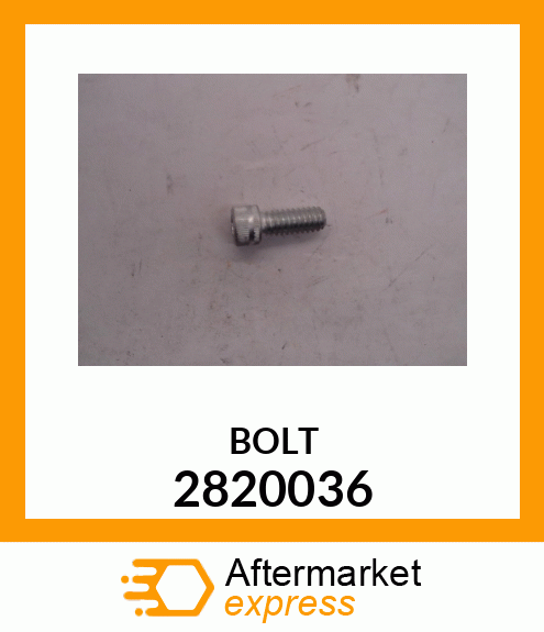 BOLT 2820036