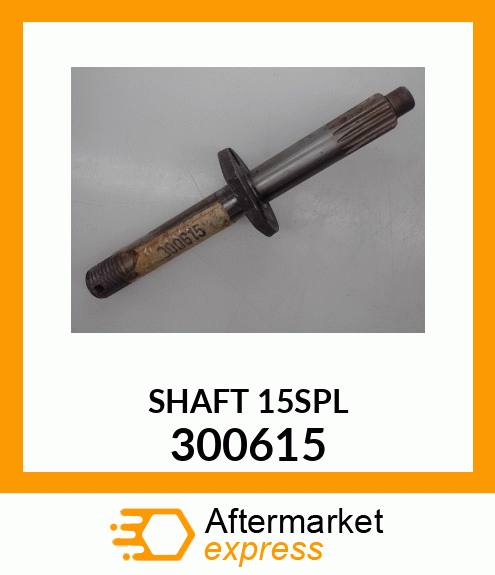 SHAFT15SPL 300615