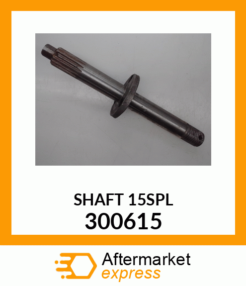 SHAFT15SPL 300615