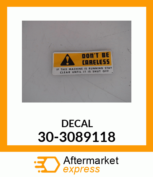 DECAL 30-3089118