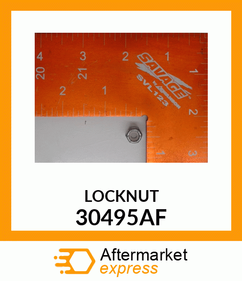 LOCKNUT 30495AF