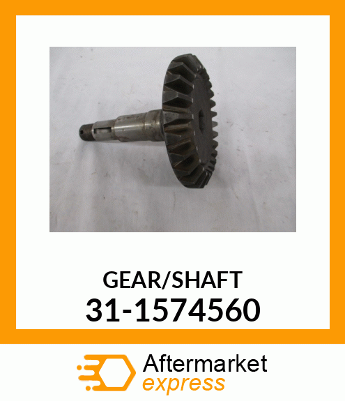 GEAR/SHAFT 31-1574560