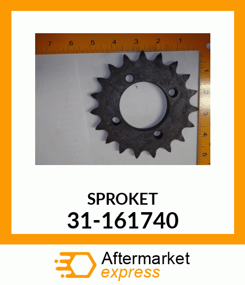 SPROKET 31-161740