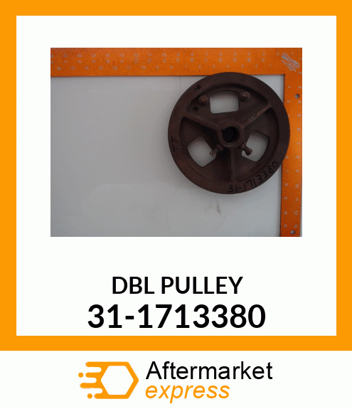 DBL PULLEY 31-1713380