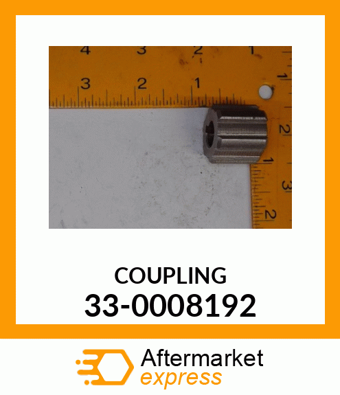 COUPLING 33-0008192