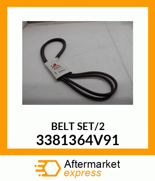 BELT SET/2 3381364V91