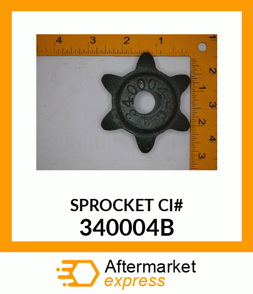 SPROCKET CI# 340004B