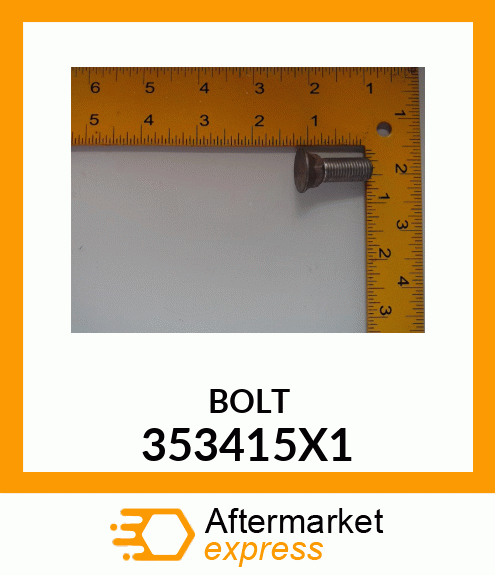 BOLT 353415X1