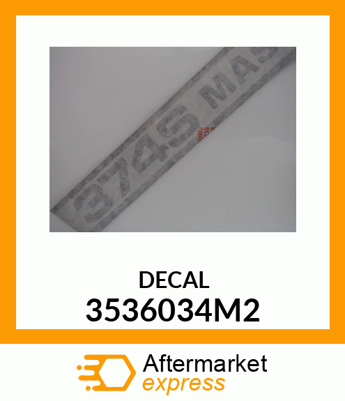 DECAL 3536034M2