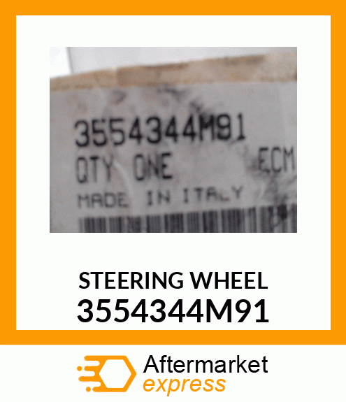 STEERING WHEEL 3554344M91