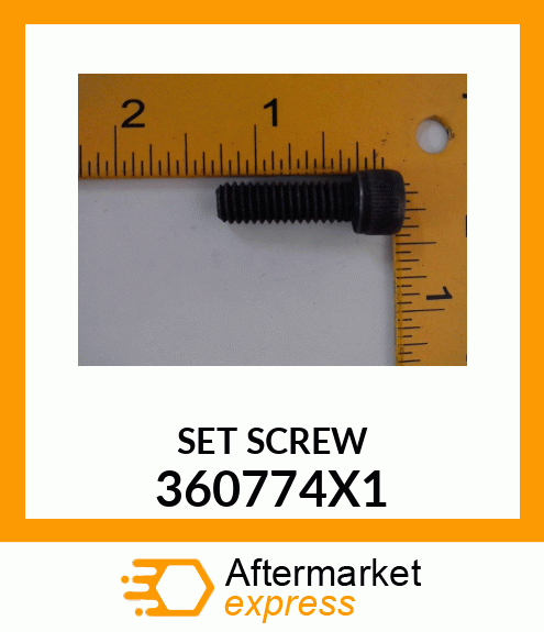 SET SCREW 360774X1