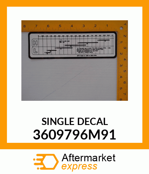 SINGLEDECAL 3609796M91