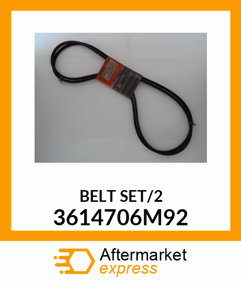 BELTSET/2 3614706M92