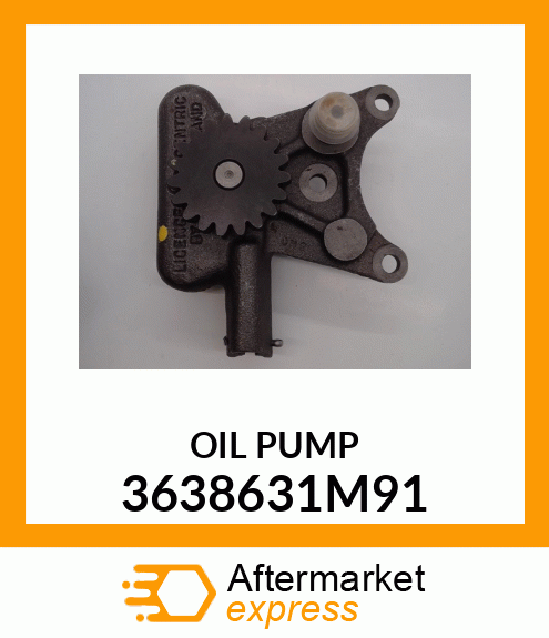 OIL PUMP 3638631M91