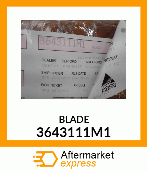 BLADE 3643111M1