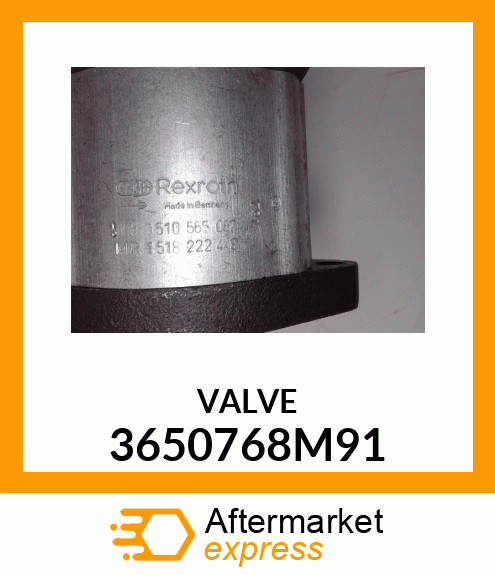 VALVE 3650768M91