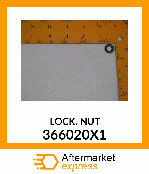 LOCKNUT 366020X1