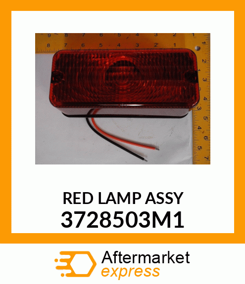 RED LAMP ASSY 3728503M1