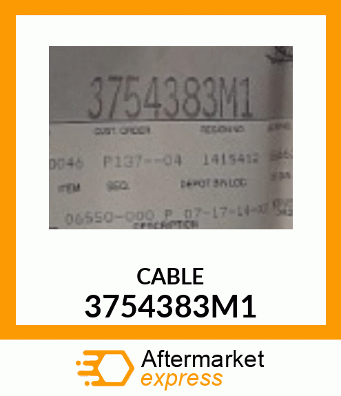 CABLE 3754383M1