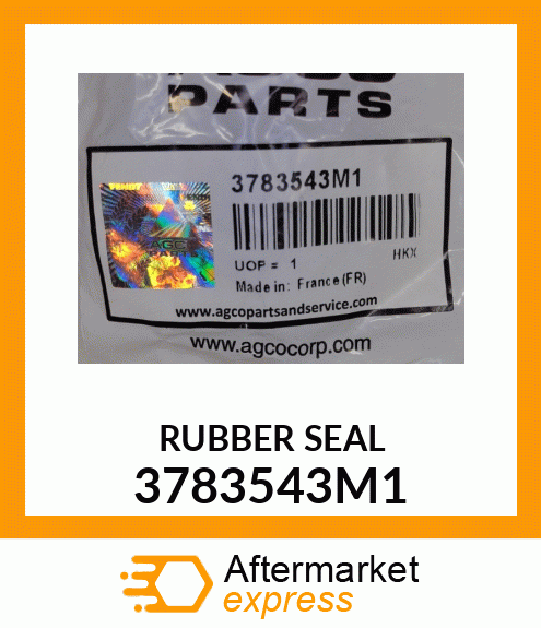 RUBBERSEAL 3783543M1