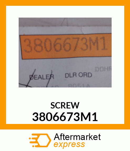 SCREW 3806673M1