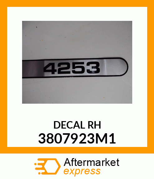 DECALRH 3807923M1