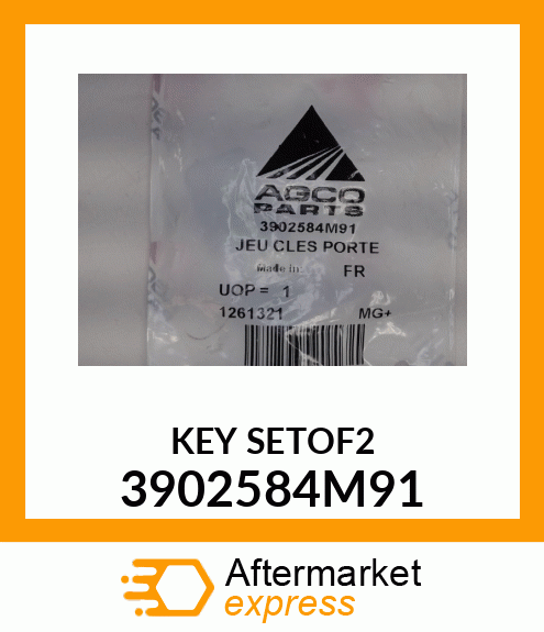 KEYSETOF2 3902584M91