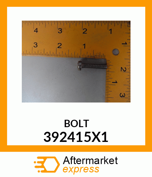 BOLT 392415X1