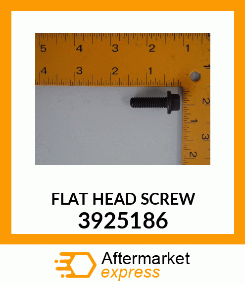 FLAT HEAD SCREW 3925186