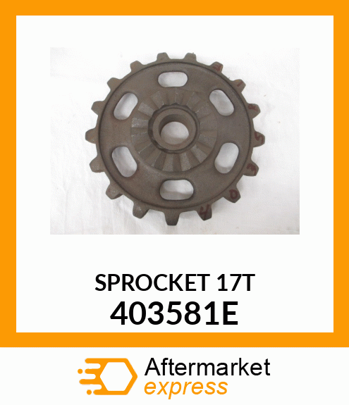 SPROCKET17T 403581E