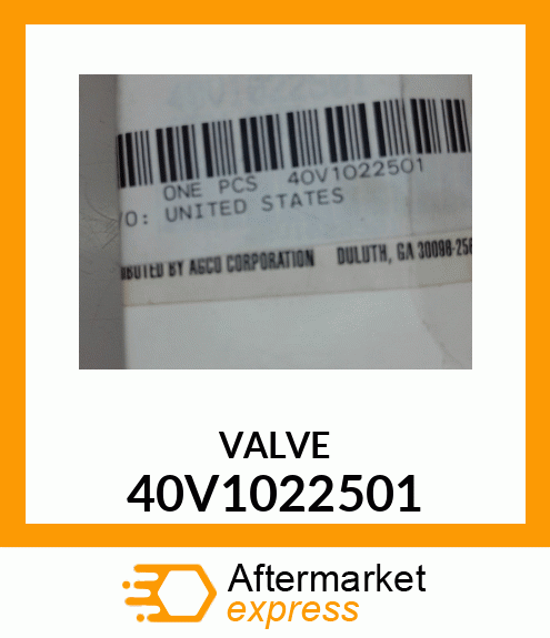 VALVE 40V1022501