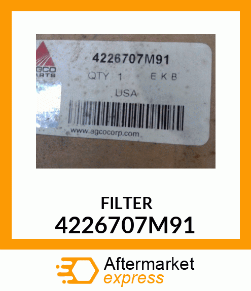 2PCFILTER 4226707M91