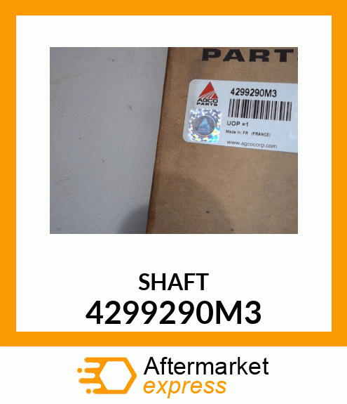 SHAFT 4299290M3