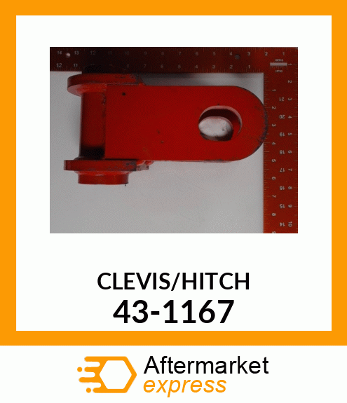 CLEVIS/HITCH 43-1167